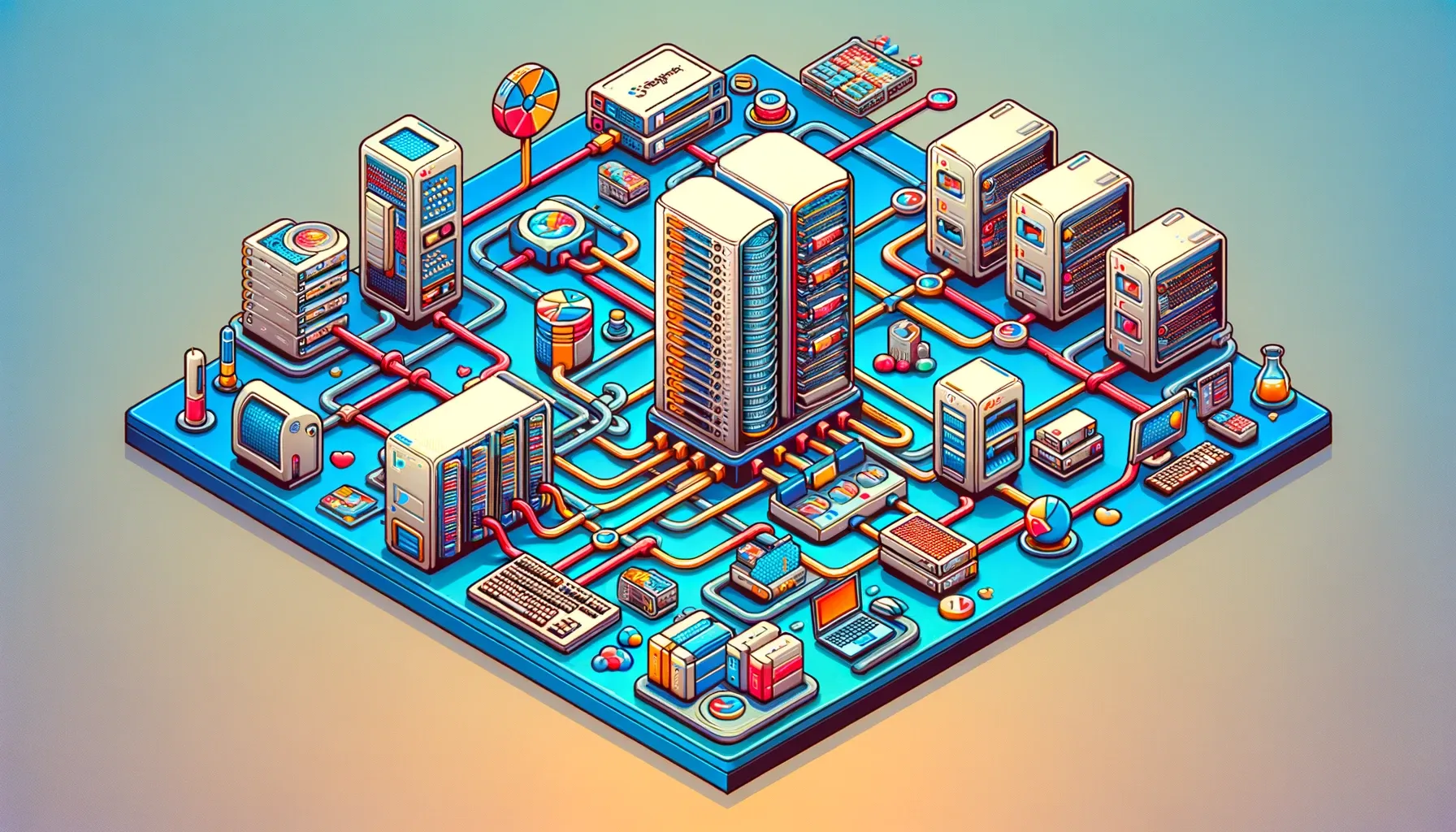 iSCSI illustration iSCSI illustration