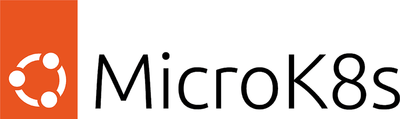 An image showing the MicroK8s logo by Canonical